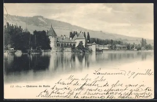 AK Rolle, Château de Rolle, Panorama