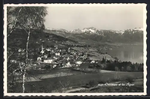 AK Chexbres, Panorama et les Alpes