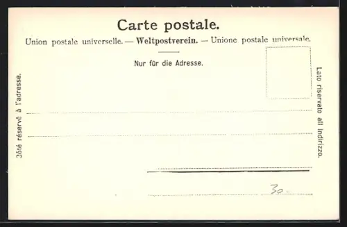 AK Caux /Montreux, Vue générale