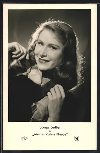 AK Schauspielerin Sonja Sutter in Meines Vaters Pferde