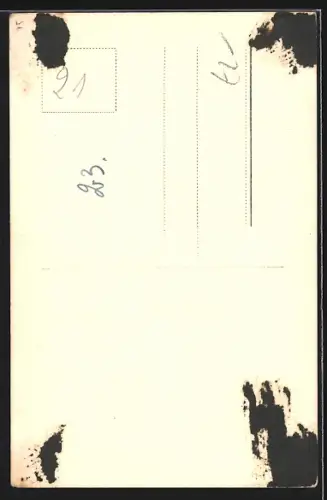 AK Schauspielerin Sabine Peters lächelnd mit Blüten im Haar