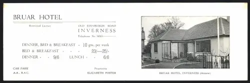 Klapp-AK Inverness, Bruar Hotel