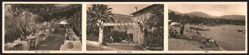 Klapp-AK Cavalaire-sur-Mer, L`Hôtel-Pension Martel, Salle à manger, L`Entrée, La Plage