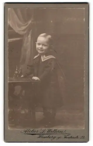 Fotografie Atelier D. Wettern, Hamburg, Theaterstr. 22, Porträt eines kleinen Jungen