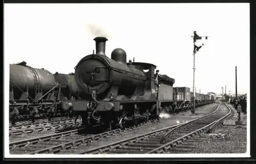 Fotografie britische Eisenbahn, Dampflok LMS 3F 52494 Moor Row