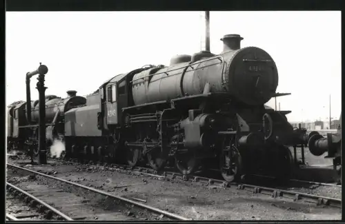 Fotografie deutsche Eisenbahn 43145 mit Kohletender