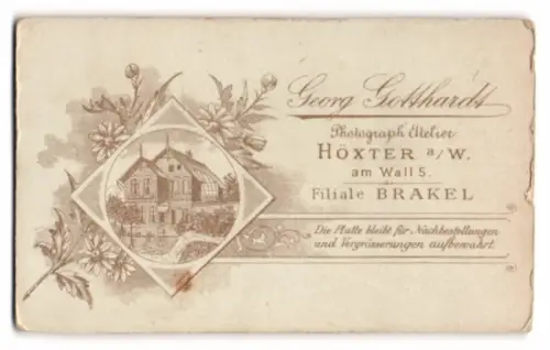 Fotografie Georg Gotthardt, Höxter am Wall 5, Ansicht Höxter, Blick zum Atelierhaus