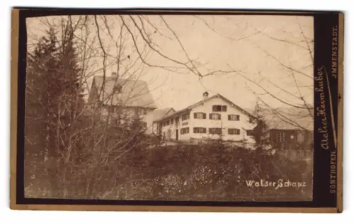 Fotografie Atelier Heimhuber, Sonthofen, Ansicht Walserschanz, Blick nach dem Gasthaus Walser Schanz