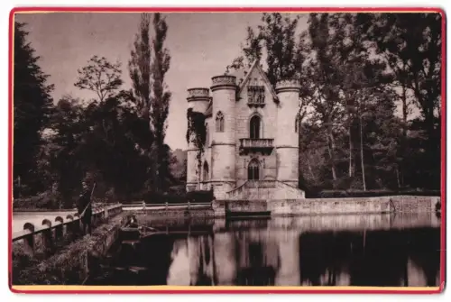 Fotografie unbekannter Fotograf, Ansicht Coye-la-Forêt, malerisches Schloss Reine Blanche