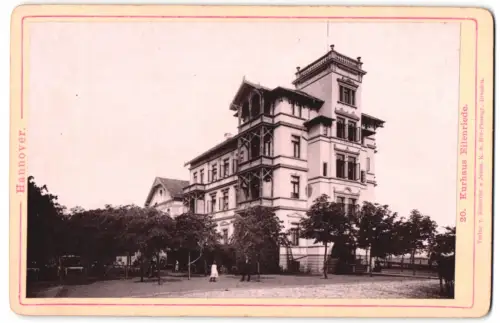 Fotografie Römmler & Jonas, Dresden, Ansicht Hannover, Kurhaus Eilenriede, eindrucksvolles Gebäude
