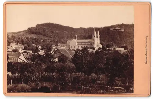 Fotografie E. Rose, Wernigerode, Ansicht Gernrode, Blick über den Ort mit Stubenberg