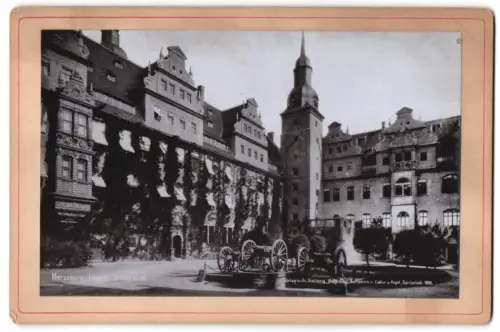 Fotografie Zedler & Vogel, Darmstadt, Ansicht Merseburg, Innerer Schlosshof