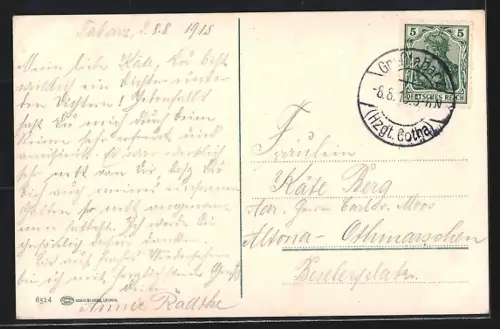 AK Tabarz, Lauchagrund, Partie bei der Massemühle