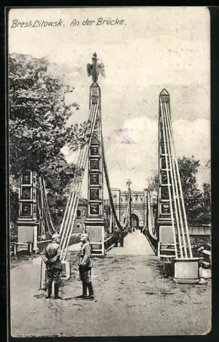 AK Brest-Litowsk, an der Brücke