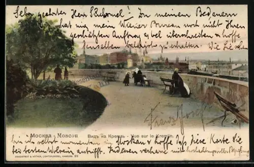 AK Moscou, Vue sur le Kremlin