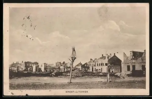 AK Brest - Litowsk, Ortsansicht