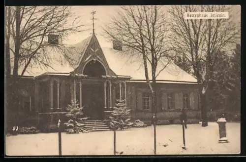 AK Imienin, Herrenhaus im Schnee