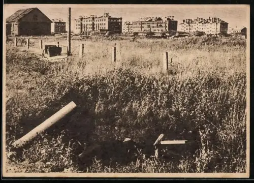 AK Staraja Russa, Kampfraum der schleswig-holsteinischen Infanterie-Division, Fliegerkasernen 1943