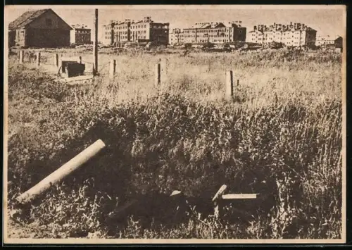 AK Staraja Russa, Kampfraum der schleswig-holsteinischen Infanterie-Division, Fliegerkasernen 1943