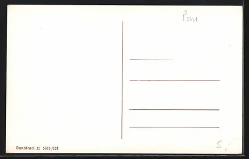 AK Stettin, Rathaus mit Manzelbrunnen