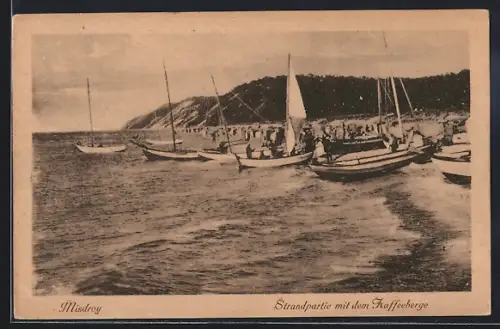 AK Misdroy, Strandpartie mit Kaffeeberg