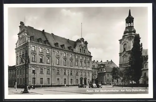 AK Posen, Der Reichsstatthalter am Felix-Dahn-Platz