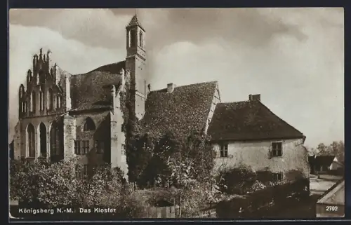 AK Königsberg /N.-M., Das Kloster, Totalansicht