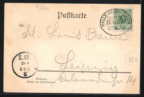 AK Crossen a. d. O., Ortsansicht mit Brücke aus der Vogelschau