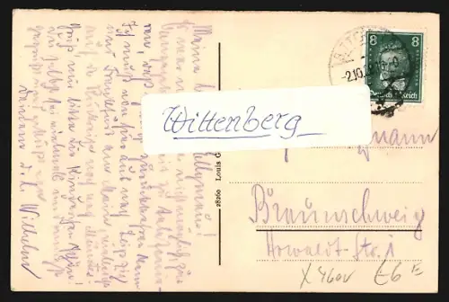 AK Wittenberg / Elbe, Luthereiche