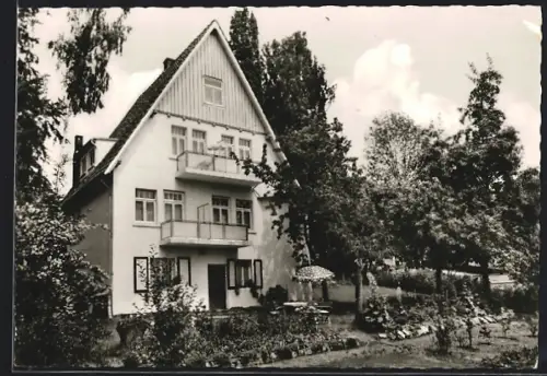 AK Bad Pyrmont, Pension Haus am Brunnen, Hermannstrasse 10