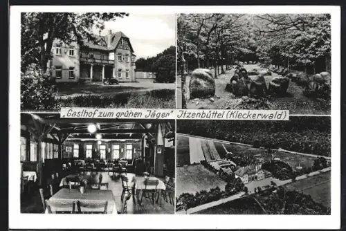 AK Itzenbüttel /Kleckerwald, Gasthof zum grünen Jäger, Bes. Herbert Keller