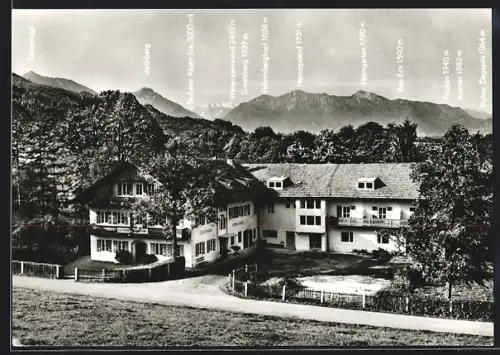 AK Bad Heilbrunn /Obb., Kur-Pension und Gästehaus Kronschnabl, Adelheidstrasse 5