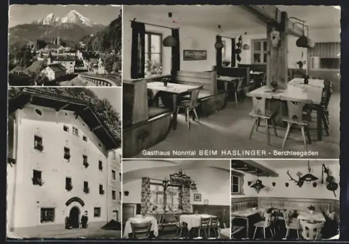 AK Berchtesgaden, Gasthaus Nonntal Beim Haslinger, Bes. S. u. M. Haslinger