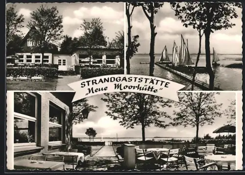 AK Mardorf / Steinhuder Meer, Strandgaststätte Neue Moorhütte, Inh. W. Siemes