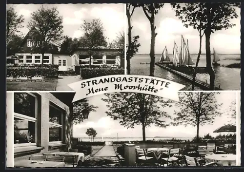 AK Mardorf / Steinhuder Meer, Strandgaststätte Neue Moorhütte, Inh. W. Siemes