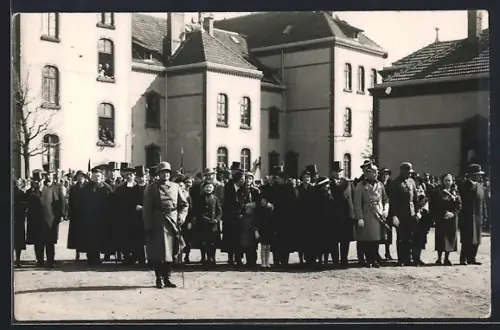 Foto-AK Wolfenbüttel, Wehrmachtparade
