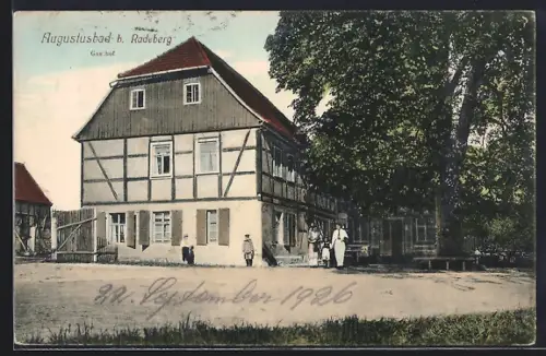 AK Augustusbad b. Radeberg, Gasthof