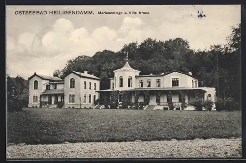 AK Heiligendamm, Ostseebad, Mariencottage und Villa Krone