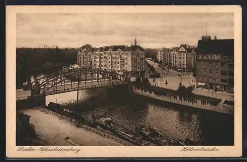 AK Berlin-Charlottenburg, Schlossbrücke aus der Vogelschau