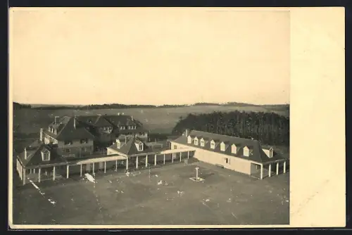 AK Dresden-Hellerau, Dalcroze-Schule, Schülerwohnhäuser und grosses Pensionshaus