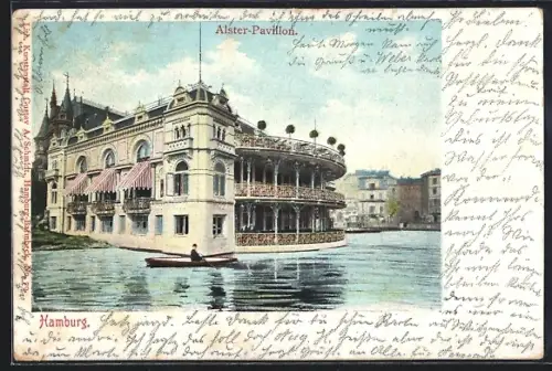 AK Hamburg-Neustadt, Alster-Pavillon, Aussenansicht
