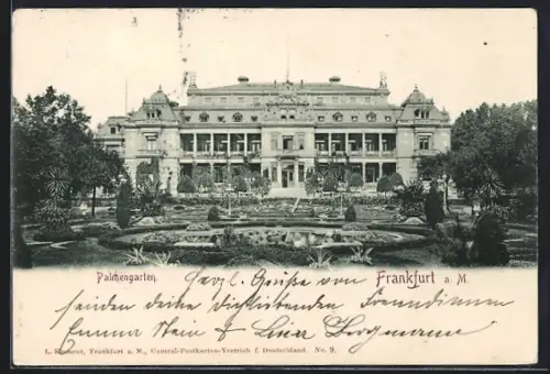 AK Frankfurt-Westend, Palmengarten