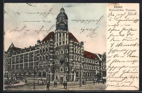AK Essen / Ruhr, Kaiserliches Postamt