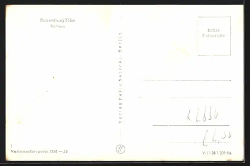 AK Boizenburg /Elbe, Rathaus