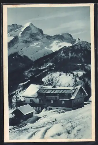 AK Garmisch, Berggasthaus Eckbauer