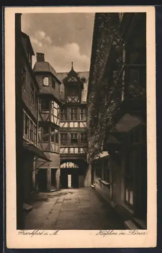 AK Alt-Frankfurt, Höfchen im Römer