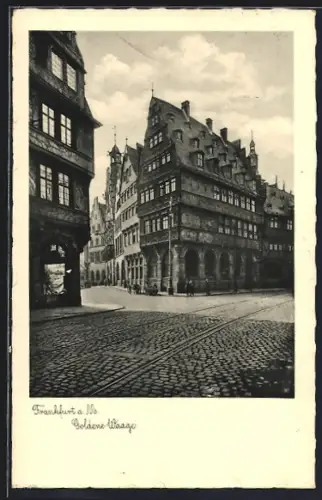 AK Frankfurt a. M., Goldene Waage