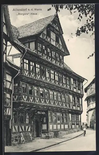 AK Allendorf a. d. Werra, Bürgers Haus