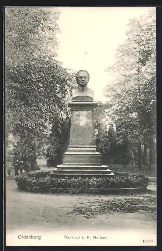 AK Oldenburg / Gr., Denkmal J. F. Herbart