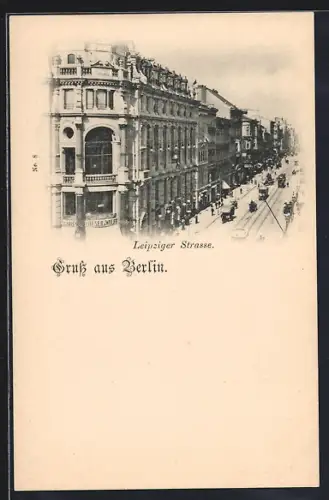 AK Berlin, Leipziger Strasse Ecke Friedrichstrasse